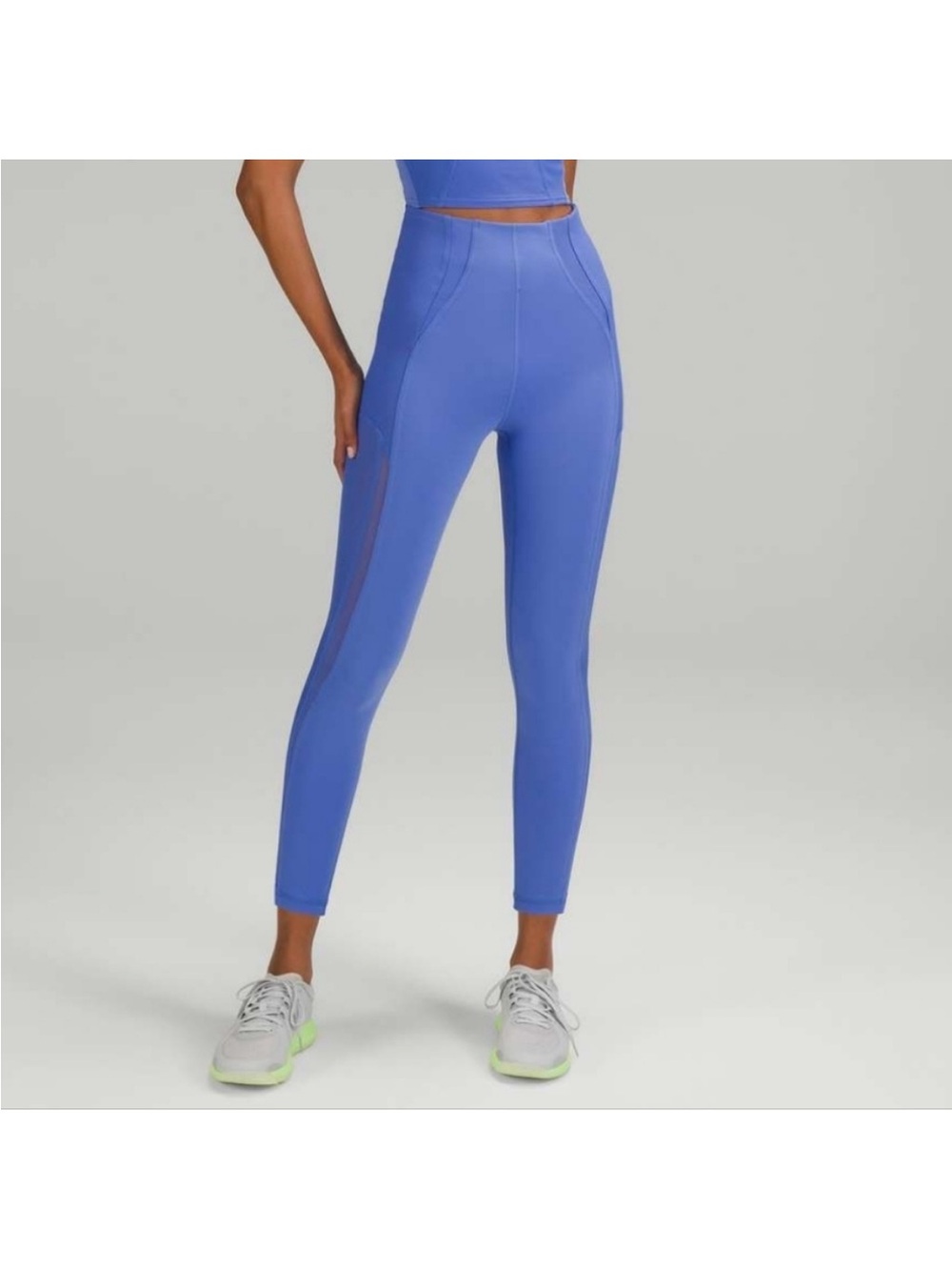Lululemon Everlux and Mesh Super-High-Rise Training Tight 25" Wild Indigo 6